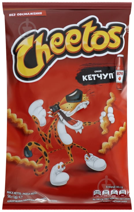 Палочки кукурузные Cheetos Кетчуп 50г 4823063122191 - фото 1