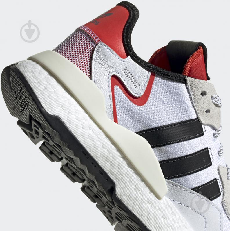 Кроссовки мужские демисезонные Adidas NITE JOGGER EH1293 р.42 белые - фото 8