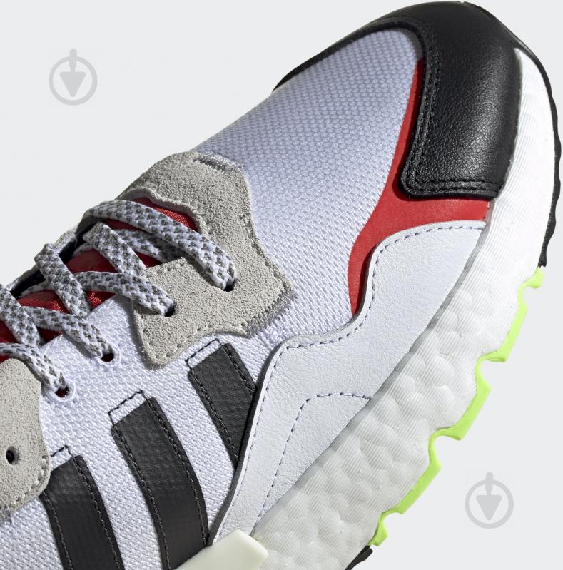 Кроссовки мужские демисезонные Adidas NITE JOGGER EH1293 р.42 белые - фото 9