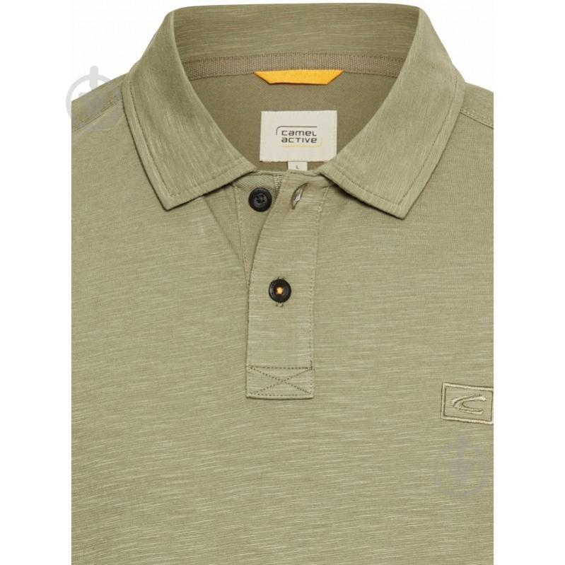 Поло Camel Active 1/2 Arm 409920-5P08-34 р.S хаки - фото 3 Поло Camel Active 1/2 Arm 409920-5P08-34 р.S хаки - фото 3