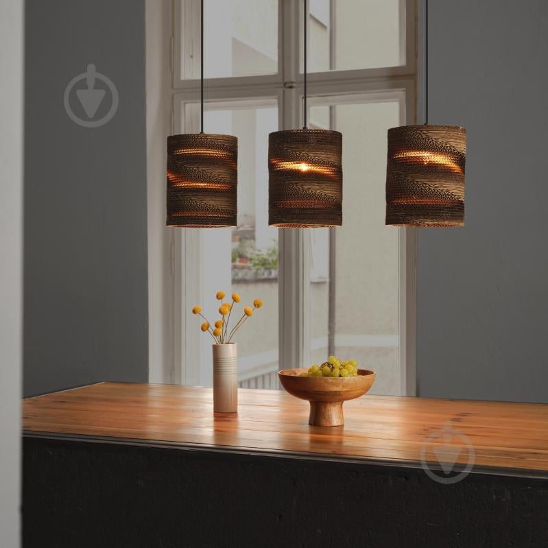 Подвес Ledvance Decor Cardboard Cylinder Pendant Brown 3x/E27 - фото 8