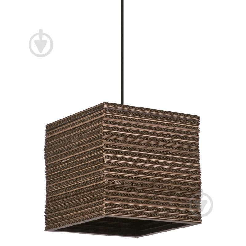 Подвес Ledvance Decor Cardboard Square Pendant Brown 1x/E27 - фото 3
