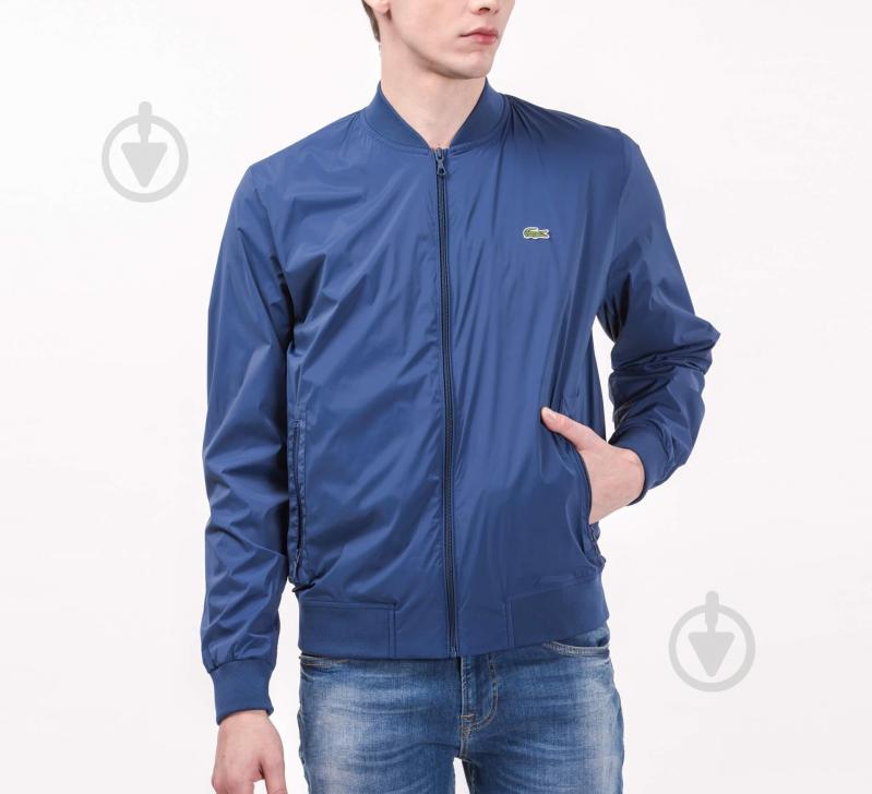Ветровка мужская демисезонная Lacoste BH080202M р.L синяя - фото 1 Ветровка мужская демисезонная Lacoste BH080202M р.L синяя - фото 1