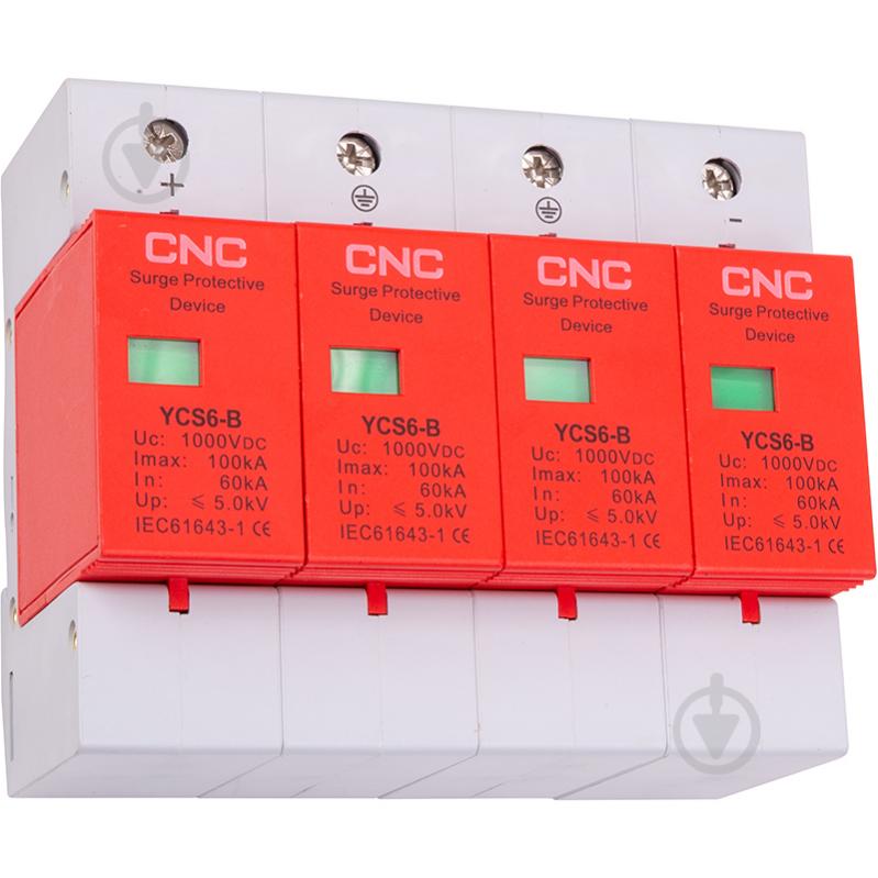 Обмежувач імпульсної перенапруги CNC YCS6/4P-B 60-100KA DC1000V DC NV821754 - фото 1