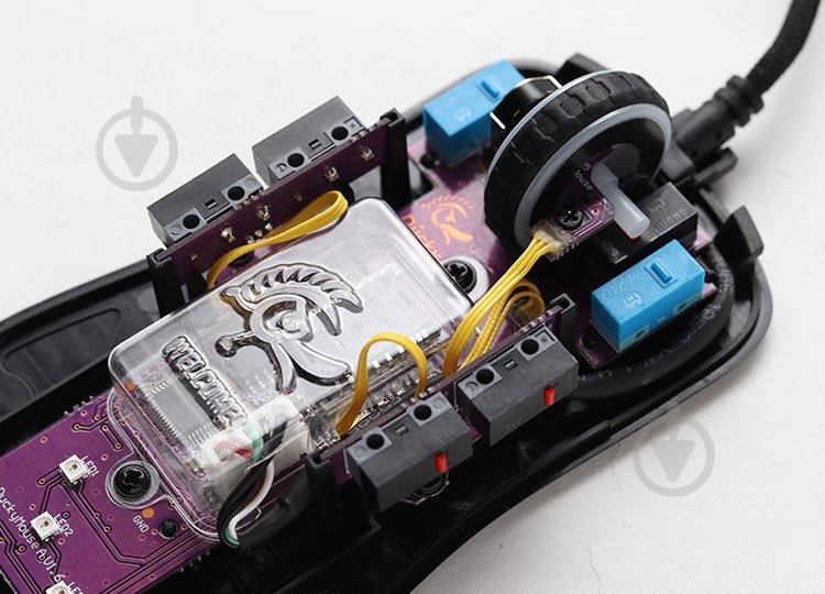 Мишка Ducky Feather Blue Edition Black (DMFE20O-OAAPA7B) - фото 6