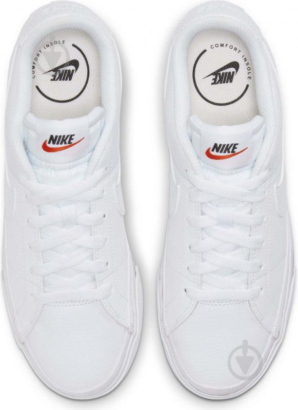 Кроссовки женские зимние Nike Court Legacy CU4149-101 р.38 белые - фото 7