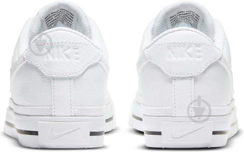 Кроссовки женские зимние Nike Court Legacy CU4149-101 р.39 белые - фото 5