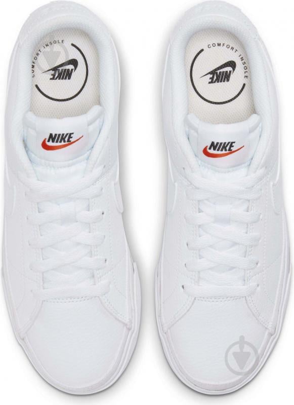 Кроссовки женские зимние Nike Court Legacy CU4149-101 р.39 белые - фото 7