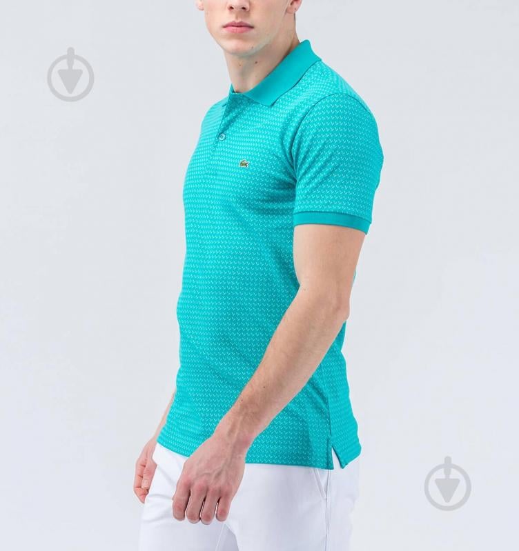Поло Lacoste PH071616F р.S бирюзовый - фото 2