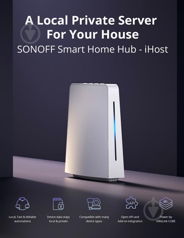 Централь интеллектуальная Sonoff IHOST-2G белый - фото 10