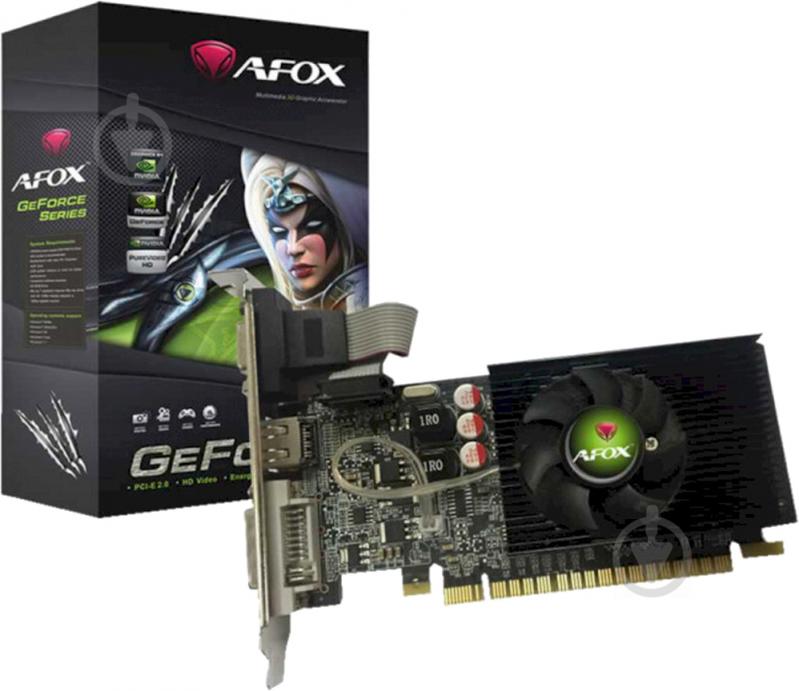 Видеокарта AFOX GeForce GT210 1GB DDR3 64bit (AF210-1024D3L8) - фото 2