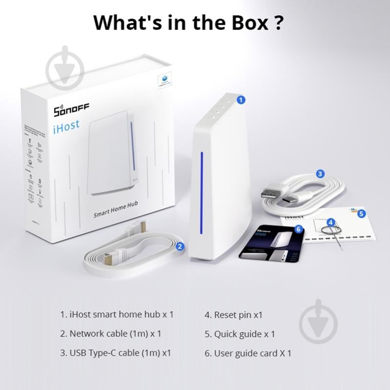 Централь интеллектуальная Sonoff IHOST-4G белый - фото 6