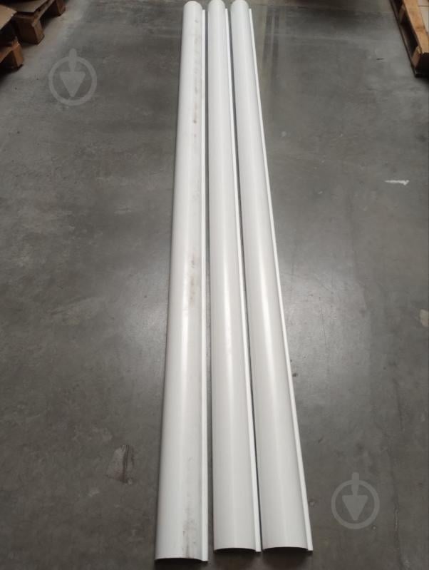 УЦЕНКА! Желоб водосточный RoofOK 120 мм 3 м белый (УЦ №2569) - фото 2