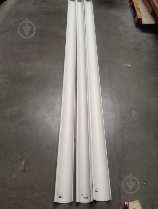 УЦЕНКА! Желоб водосточный RoofOK 120 мм 3 м белый (УЦ №2569) - фото 4