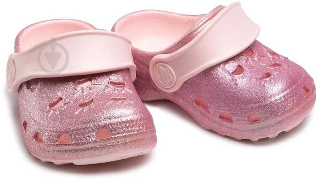 Сабо Coqui COQUI 8701 Candy pink glitter 8701 Candy Pink Glitter р.20/21 розовый с перламутром - фото 2