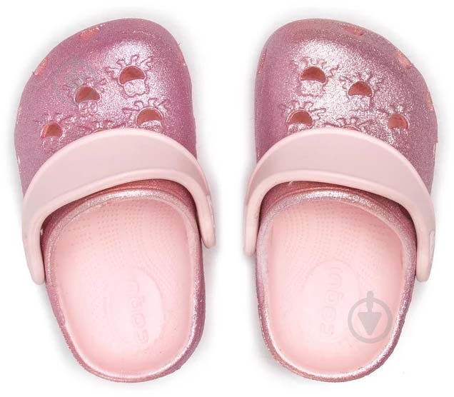 Сабо Coqui COQUI 8701 Candy pink glitter 8701 Candy Pink Glitter р.20/21 розовый с перламутром - фото 4