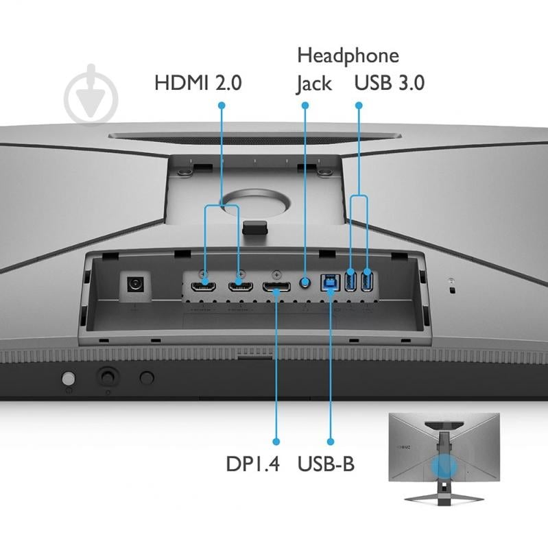 Монитор BenQ EX270M 27" (9H.LLALJ.LBE) - фото 7