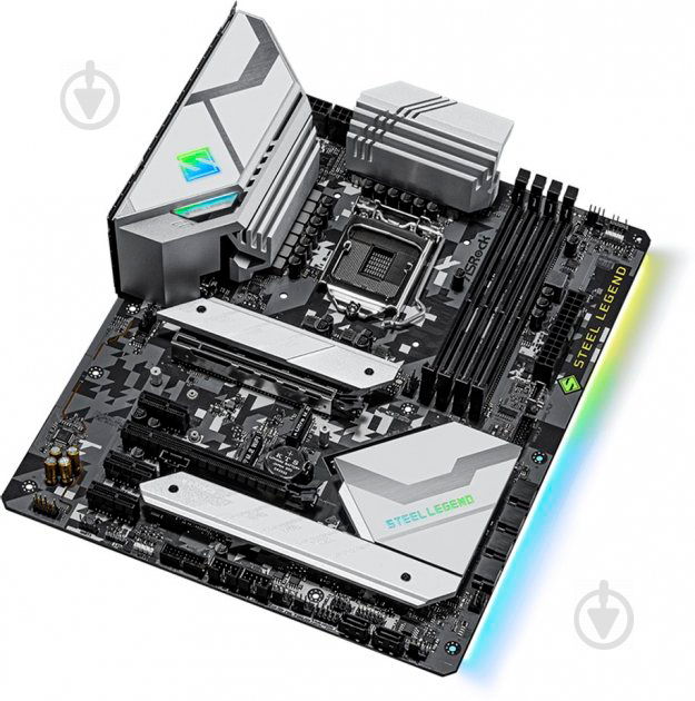 Материнська плата ASRock Z590 STEEL LEGEND (Socket 1200, Intel Z590, ATX) - фото 3