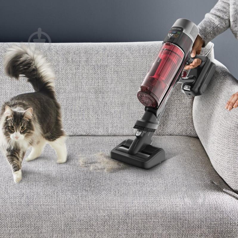 Пылесос аккумуляторный Rowenta X-Force 9.60 Complete RH2099WO black/red - фото 8