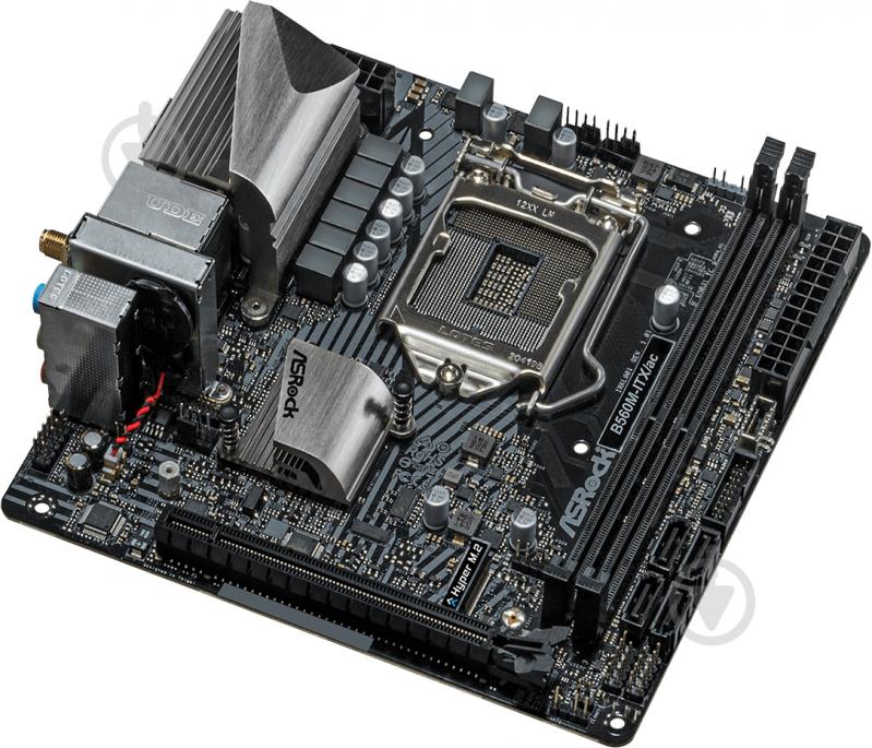Материнская плата ASRock B560M-ITX/AC (Socket 1200, Intel B560, mini ITX) - фото 3
