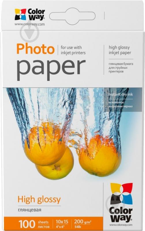 Фотобумага ColorWay 10X15 (PG2001004R) - фото 2