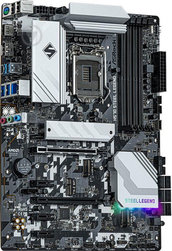 Материнская плата ASRock H570 STEEL LEGEND (Socket 1200, Intel H570, ATX) - фото 3