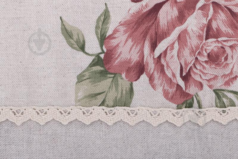 Скатерть large pink Rose 140x180 см бежевый с рисунком Прованс - фото 3 Скатерть large pink Rose 140x180 см бежевый с рисунком Прованс - фото 3