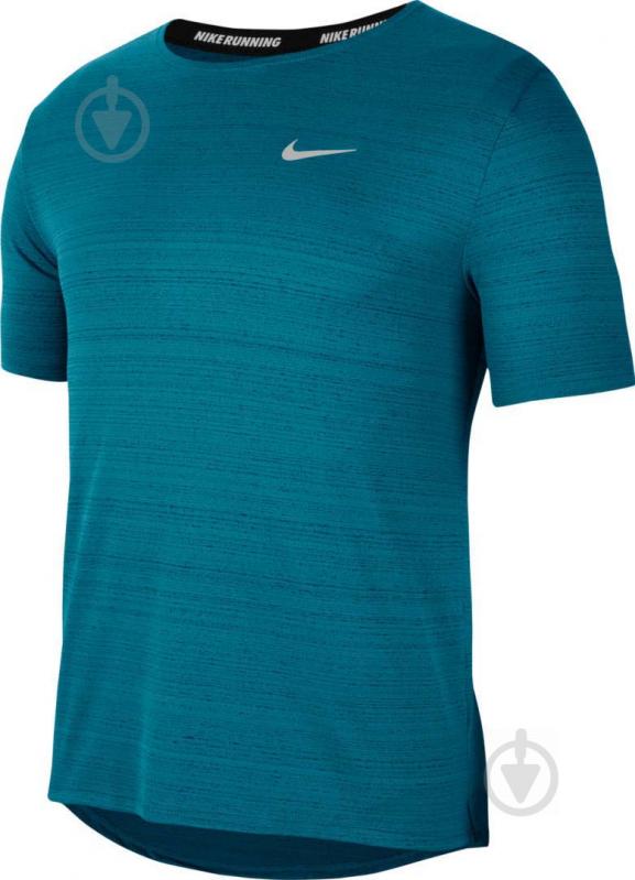 Футболка Nike NK DF MILER TOP SS CU5992-467 р.L синій - фото 1