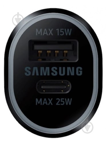 Адаптер автомобільний Samsung 40W Car Charger (w/o Cable) Black (EP-L4020NBEGRU) - фото 1