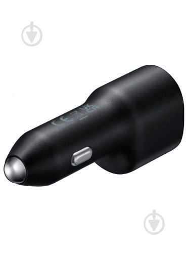 Адаптер автомобільний Samsung 40W Car Charger (w/o Cable) Black (EP-L4020NBEGRU) - фото 2