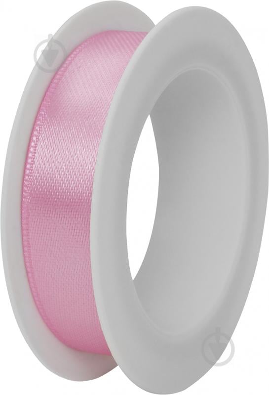 Стрічка декоративна STEWO Satin spool light pink 15 мм 1,5 см 3 м світло-рожевий - фото 1