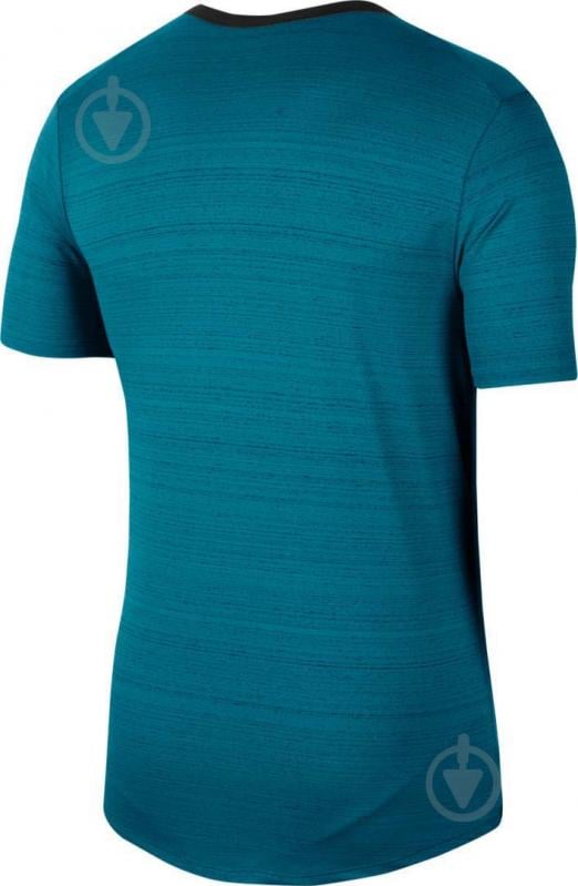 Футболка Nike NK DF MILER TOP SS CU5992-467 р.2XL синий - фото 2