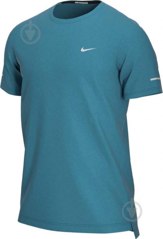 Футболка Nike NK DF MILER TOP SS CU5992-467 р.2XL синий - фото 3