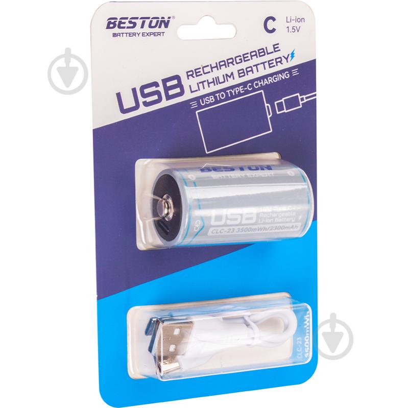 Акумулятор Beston C 1.5V 2300mah Li-ion (CLC-23) 1 шт. (AA620296) - фото 4