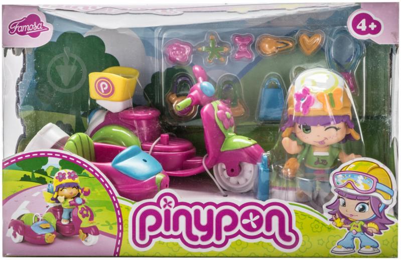 Кукла Пинипон в блистере в ассорт. Кукла Пинипон с фиолетовыми волосами и в белой юбке