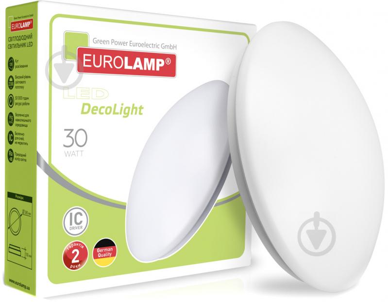 Светильник светодиодный Eurolamp Decolight 30 Вт белый матовый 4000 К - фото 2