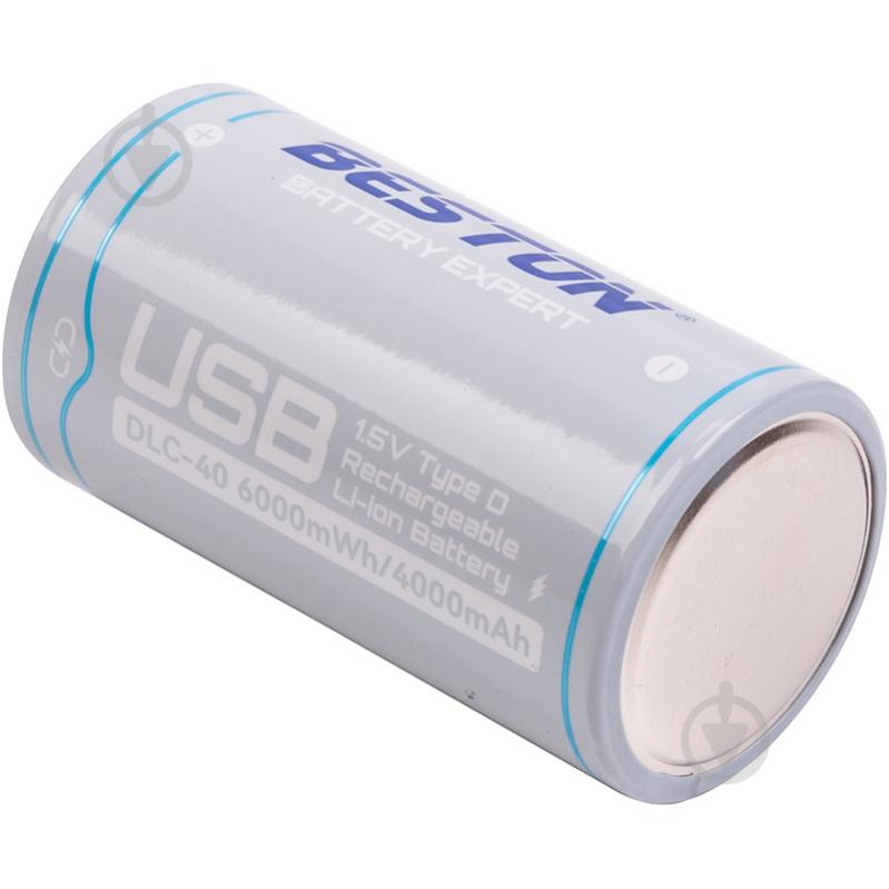 Акумулятор Beston D 1.5V 4000mah Li-ion (DLC-40) 1 шт. (AA620302) - фото 2