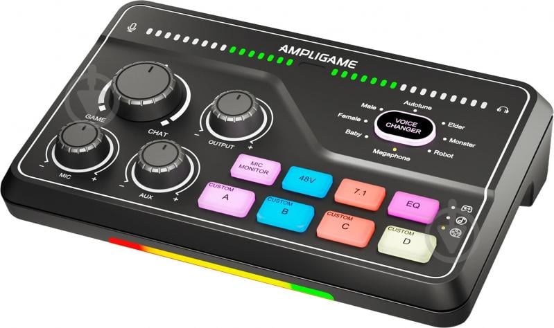 Мікшер FIFINE SC8 gaming sound card (SC8) Black - фото 3 Мікшер FIFINE SC8 gaming sound card (SC8) Black - фото 3