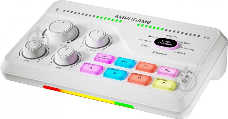 Микшер FIFINE SC8W gaming sound card (SC8W) White - фото 3 Микшер FIFINE SC8W gaming sound card (SC8W) White - фото 3