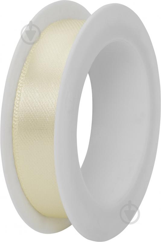 Стрічка декоративна STEWO Satin spool beige 1,5 см 3 м світло-бежевий - фото 1