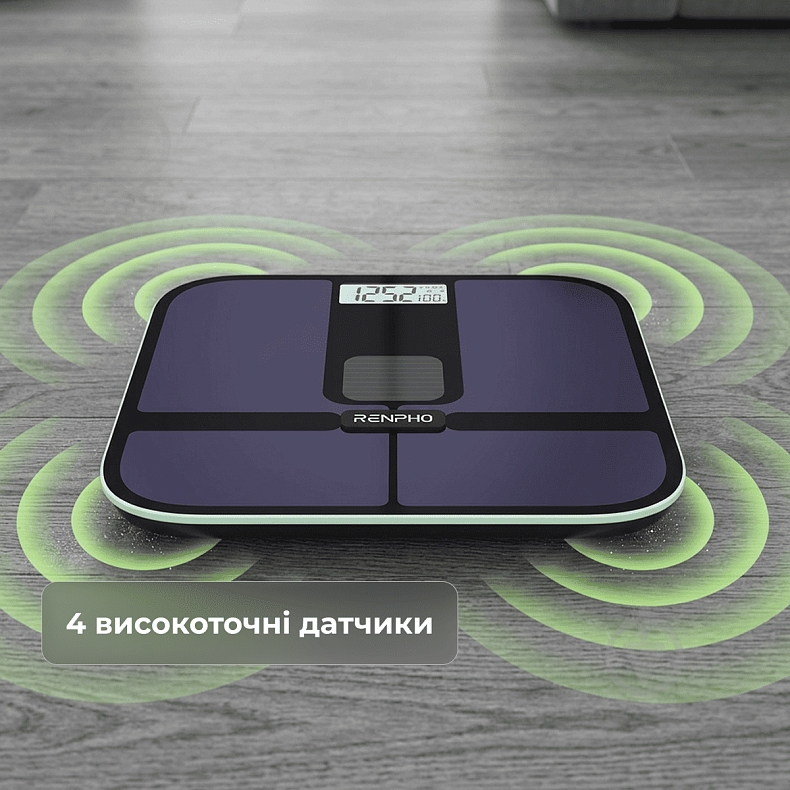 Смарт-весы RENPHO Elis Solar 2 Black R-A020-BK - фото 3 Смарт-весы RENPHO Elis Solar 2 Black R-A020-BK - фото 3