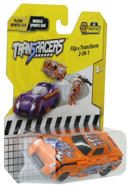 Іграшка-трансформер Transracers 2-в-1 Спорткар B-01 YW463875B-01 - фото 3