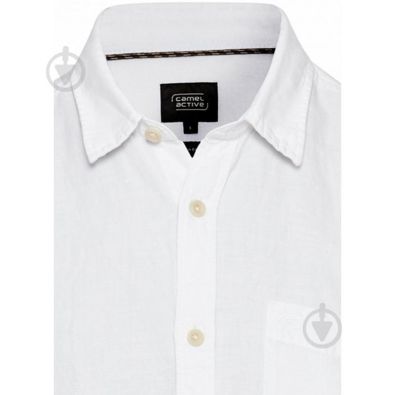 Рубашка Camel Active Longsleeve Shirt 409116-5S16-01 р. L белый - фото 3 Рубашка Camel Active Longsleeve Shirt 409116-5S16-01 р. L белый - фото 3