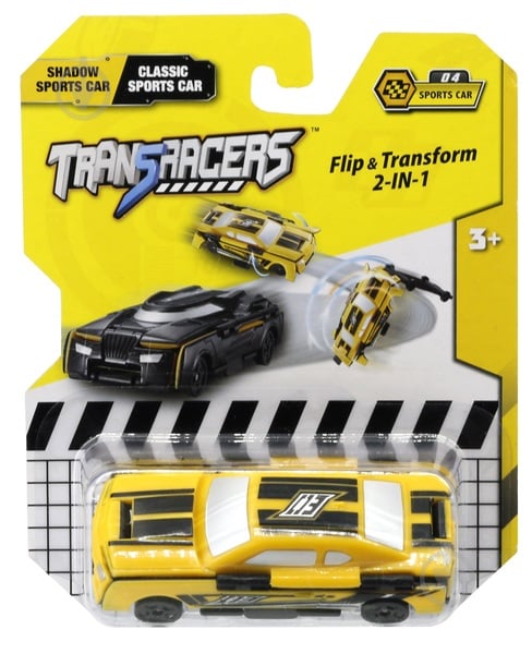 Игрушка-трансформер Transracers 2-в-1 Спорткар B-04 YW463875B-04 - фото 3