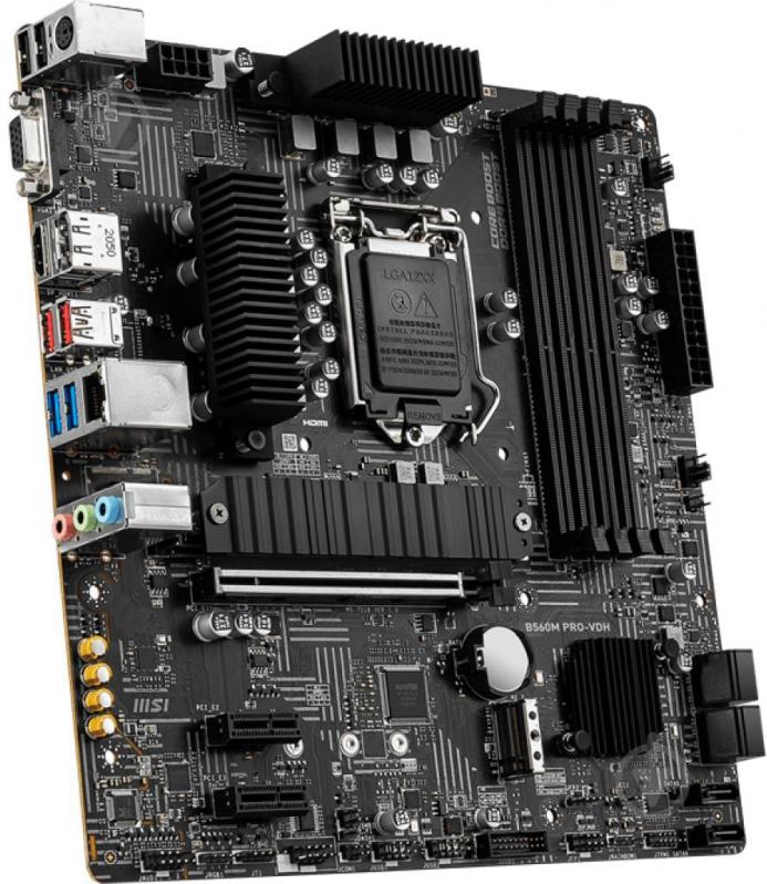 Материнская плата MSI B560M PRO-VDH (Socket 1200, Intel B560, mirco ATX) - фото 4