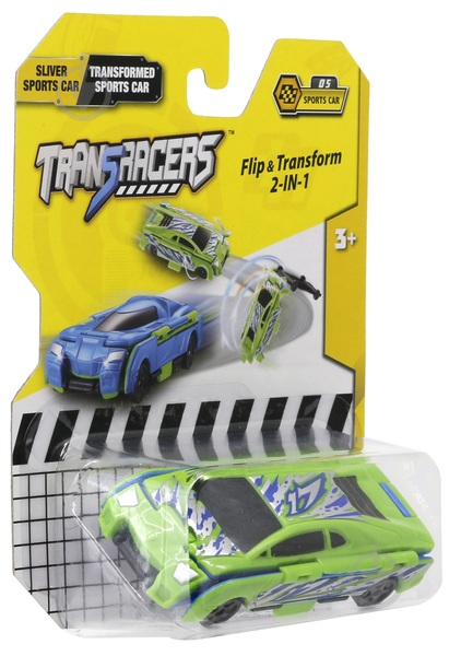 Игрушка-трансформер Transracers 2-в-1 Спорткар B-05 YW463875B-05 - фото 3