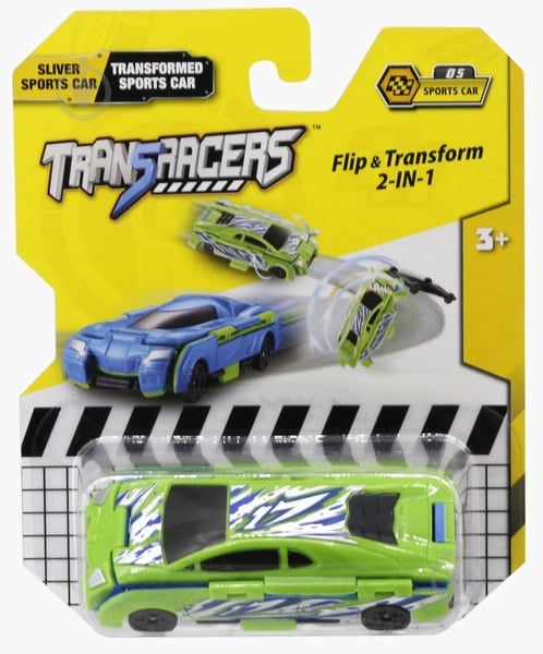 Игрушка-трансформер Transracers 2-в-1 Спорткар B-05 YW463875B-05 - фото 2