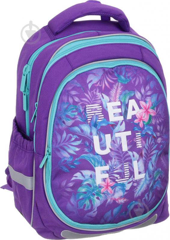 Ранец школьный KITE Education Beautiful tropics - фото 2