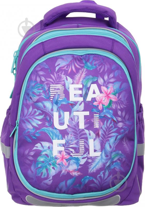 Ранец школьный KITE Education Beautiful tropics - фото 3
