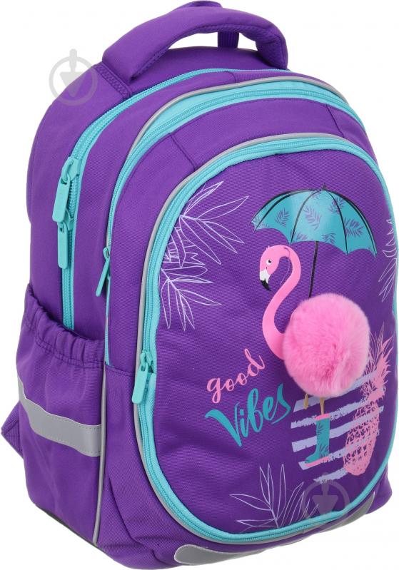 Ранец школьный KITE Education Beautiful tropics - фото 7